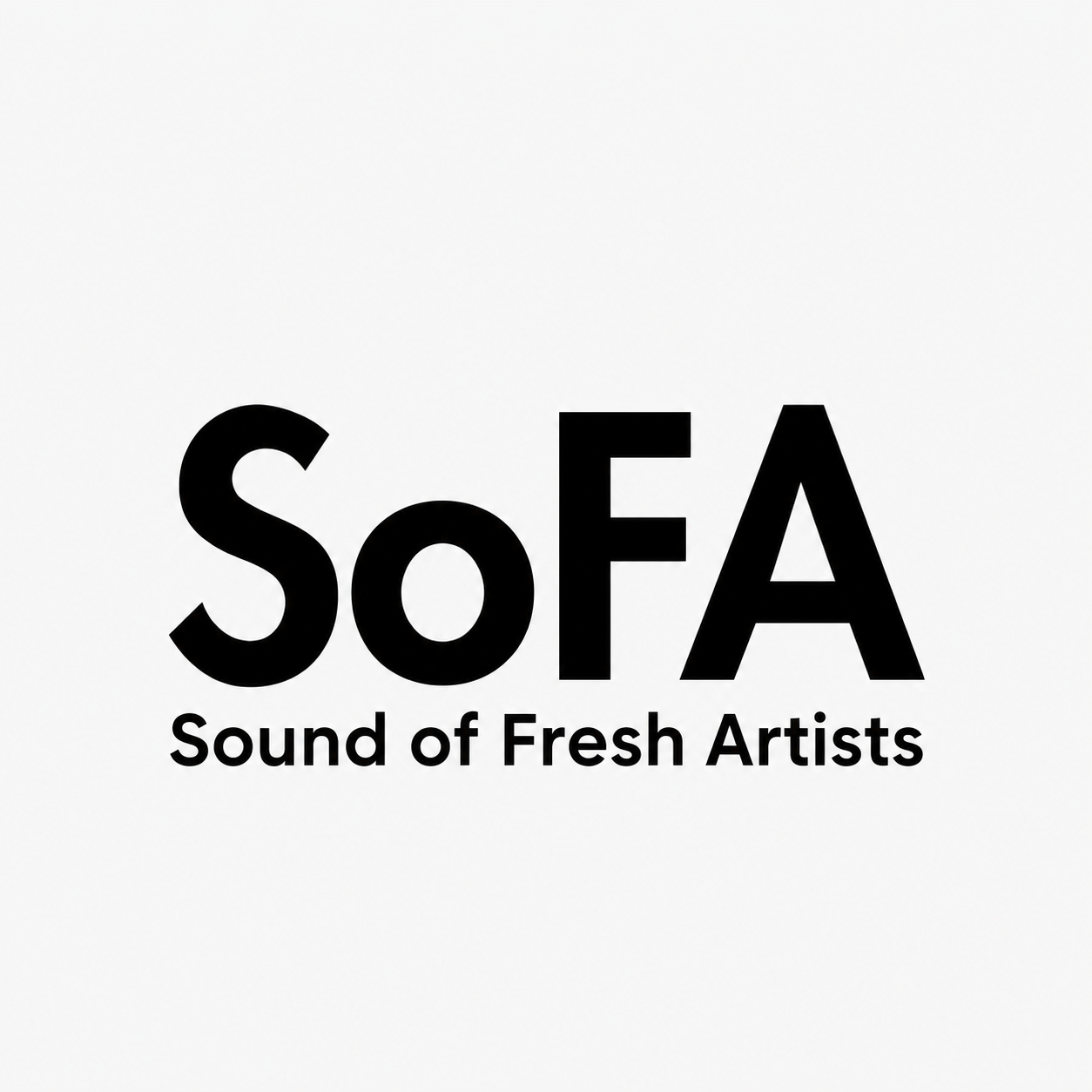 SoFA 로고 · Sound of Fresh Artists